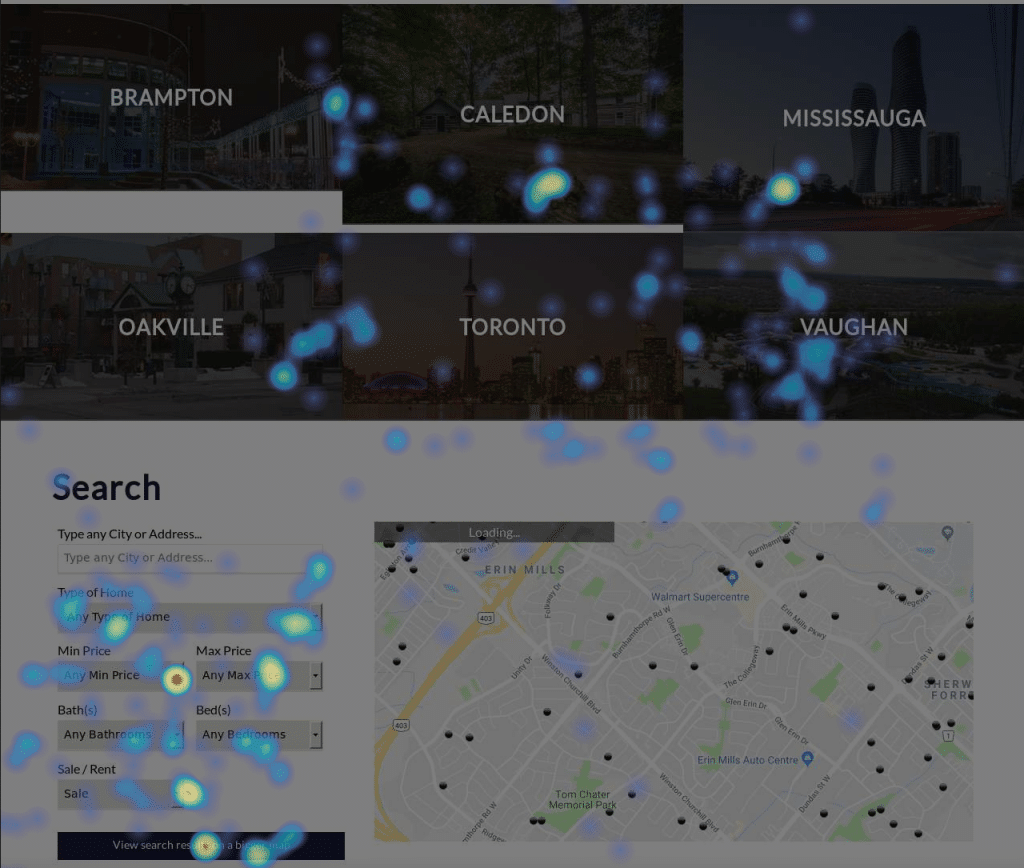 Heat Map (UX Metrics)