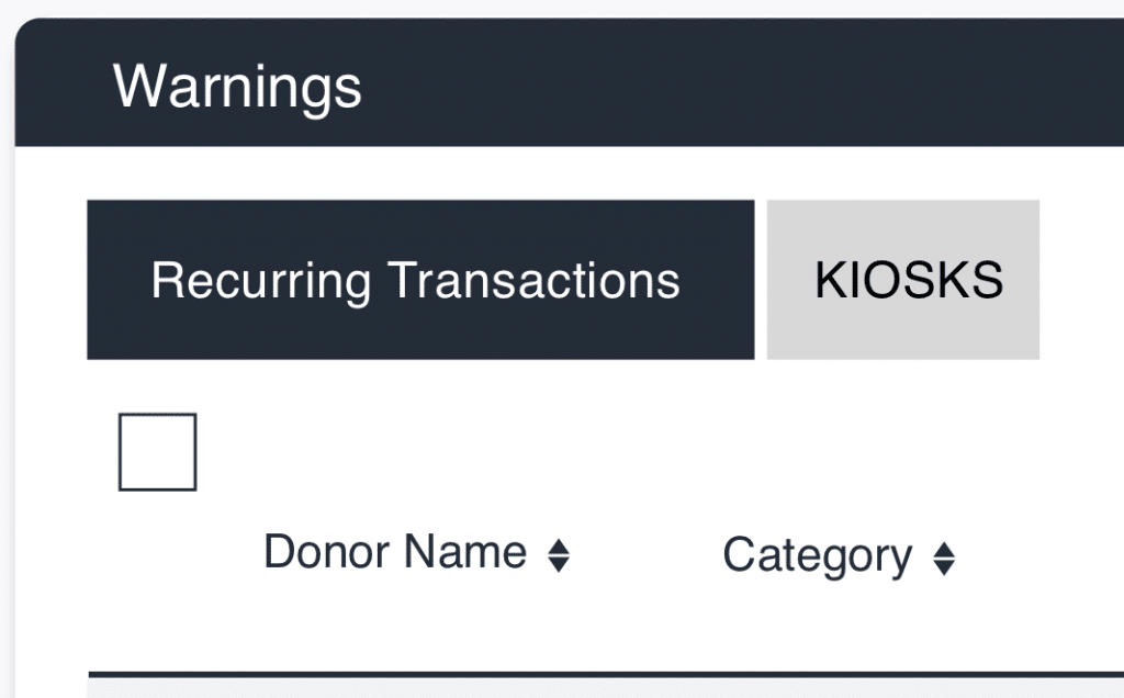 SAAS Navigation Tabs