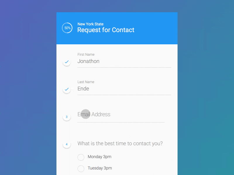 Guide to Mobile App Design - 10 Quick & Actionable UI UX Tips - Forms