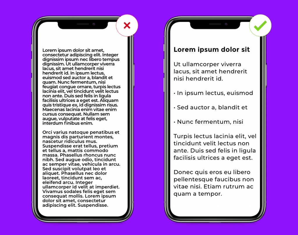 Guide to Mobile App Design - 10 Quick & Actionable UI UX Tips - Typography